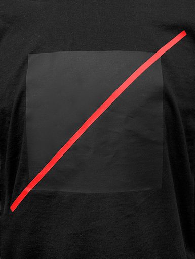 Free Spirit [ANARCHIST-FLAG] - t-shirt - red, black on black // Photo 2