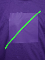 free-spirit, t-shirt, purple – Front