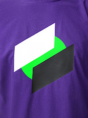 two-point-o, t-shirt, purple – Front