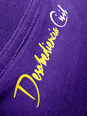 disobey, t-shirt, purple – Back
