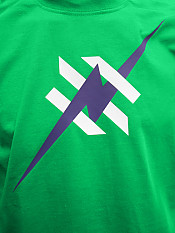daily-hero, t-shirt, green – Front