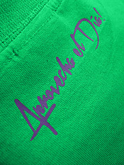daily-hero, t-shirt, green – Back
