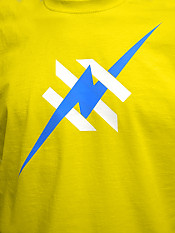 daily-hero, t-shirt, yellow – Front