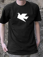 peace-dove, t-shirt, black – Outdoor