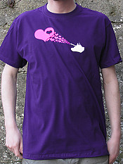 love-army, t-shirt, purple – Outdoor