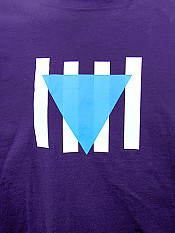 résistance, t-shirt, purple – Front